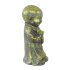 Buddha Figur Kind lachend mit Blume