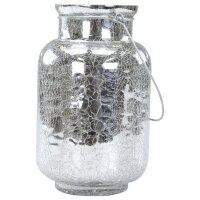 Crackle Vase mit Henkel