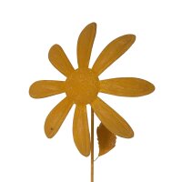 Metall Stecker Blume rost
