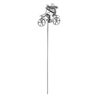 Metall Stecker Marienk&auml;fer auf Fahrrad
