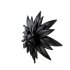 Blumen Stecker Metall schwarz