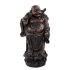 Buddha XL stehend lachend - kupfer