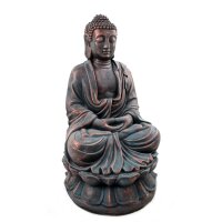 Buddha XL sitzend - kupfer
