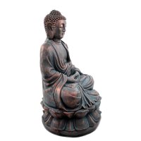 Buddha XL sitzend - kupfer