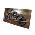 Metallbild Motorrad Seite 3D