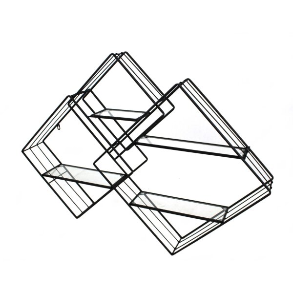 3D Design Wandregal eckig