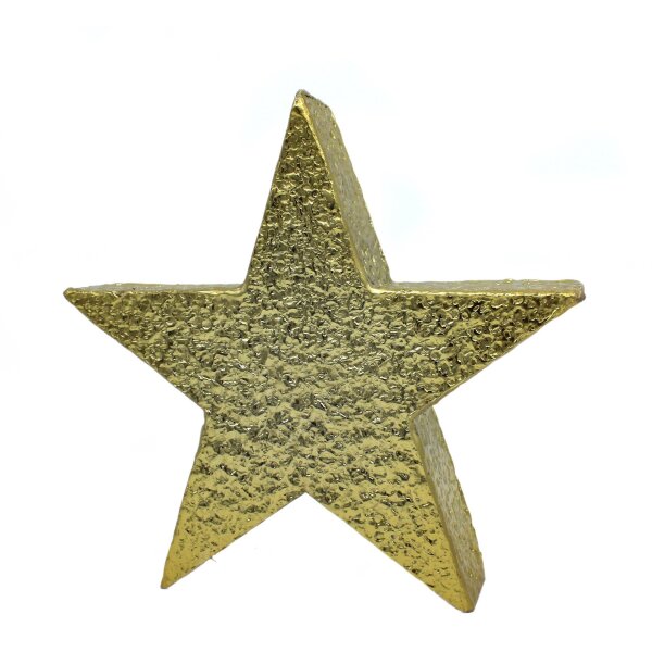 Metall Stern 3D L - gold