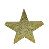 Metall Stern 3D L - gold