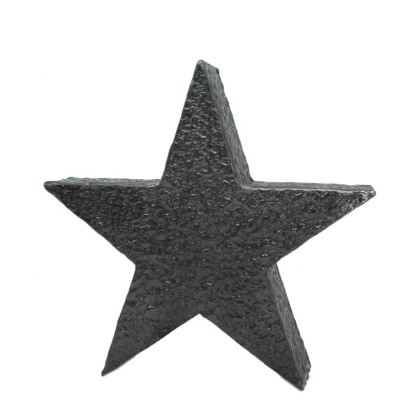 Metall Stern 3D S - dunkelsilber