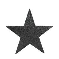 Metall Stern 3D S - dunkelsilber