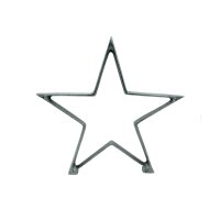 Metall Stern stehend - mittel