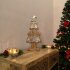 Holz Tannenbaum mit Metall Design - gro&szlig;