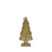 Holz Tannenbaum mit Metall Design - klein
