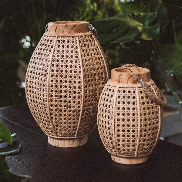Rattan Laterne Natur