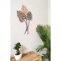 Wandbild Monstera Bl&auml;tter klein
