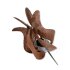 Rost Stecker Tulpe mit Edelstahlkugel