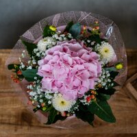 Blumenstrau&szlig; Hortensie pink